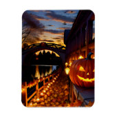 Halloween Landschap Vier Magneet (Verticaal)