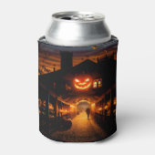 Halloween landschap vijf blikjeskoeler (Blikje Voorkant)