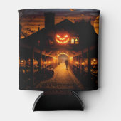 Halloween landschap vijf blikjeskoeler (Voorkant)