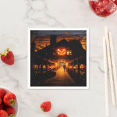 Halloween landschap vijf servet (Insitu)