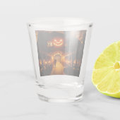 Halloween landschap vijf shot glas (Achterkant)