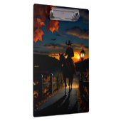 Halloween Landschap Zeven Klembord (Rechts)