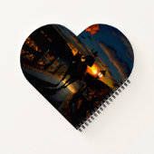 Halloween Landschap Zeven Notitieboek (Achterkant)