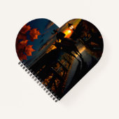 Halloween Landschap Zeven Notitieboek (Voorkant)