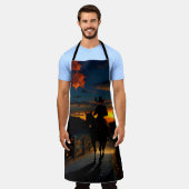 Halloween Landschap Zeven Schort (Gedragen)