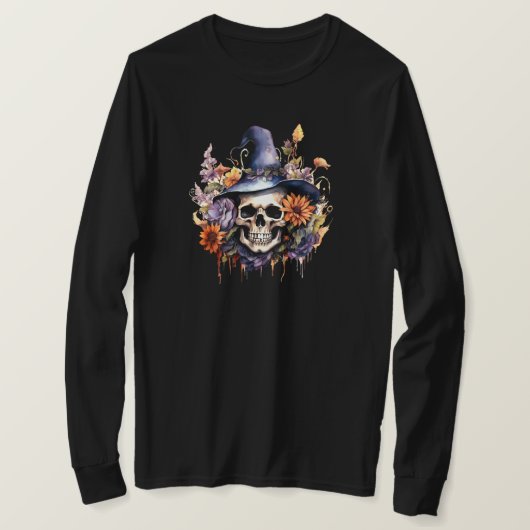 Halloween lange hoes T-Shirt (Design voorkant)