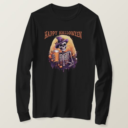Halloween lange hoes T-Shirt (Design voorkant)
