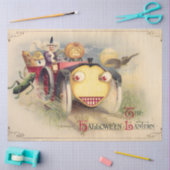Halloween Lantaarn Groeten Decoupage Tissuepapier (Craft)