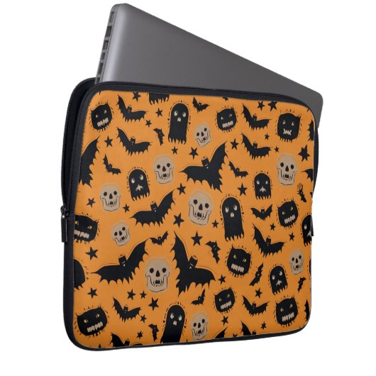 Halloween Laptop Hoesje Sleeve (Voorkant Rechts)