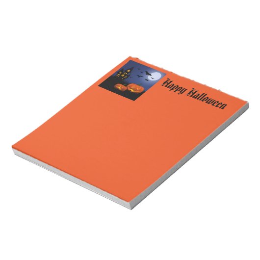 Halloween-laptop Notitieblok (Linkerzijde)