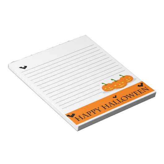Halloween-laptop Notitieblok (Schuin)