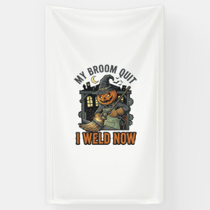 Halloween Lasser Shirts Grappige Heks Bezem Ontwer Spandoek