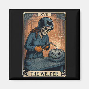 Halloween lasser skull pompoen geschenk voor vrouw magneet