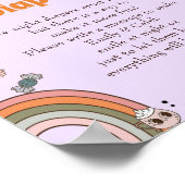 Halloween "Last Night Diapers" Baby shower spel Poster (Hoek)