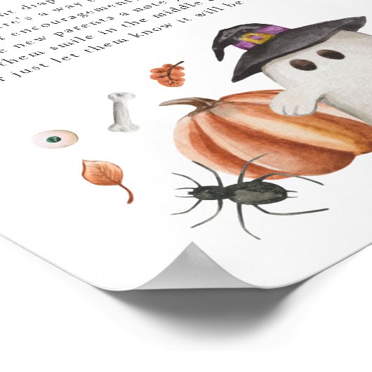 Halloween Late Night Luiers Poster (Hoek)