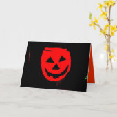 Halloween, laten we dansen! kaart (Gele Bloem)