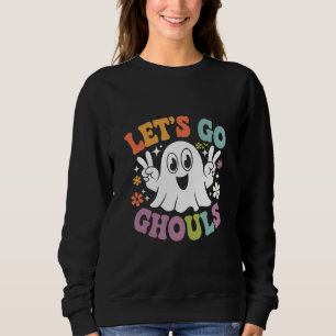 Halloween Laten we gaan spoken geest retro kostuum Trui