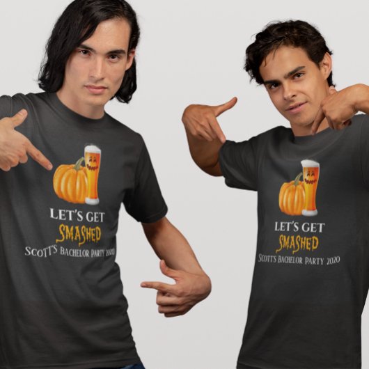 Halloween Laten we helemaal los gaan vrijgezellenf T-shirt