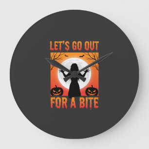 Halloween Laten we naar buiten gaan voor een hapje Grote Klok