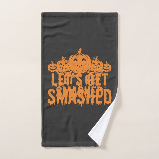 Halloween Laten we Pompoen Kraken Handdoek (Handdoek)