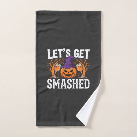 Halloween Laten we Pompoen Kraken Handdoek (Handdoek)