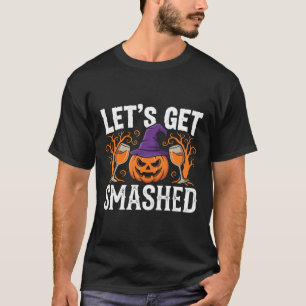 Halloween Laten we Pompoen Kraken T-shirt