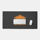 Halloween Laten we Pompoen Smaschen Bureaumat (Keyboard & Muis)