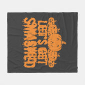 Halloween Laten we Pompoen Smaschen Fleece Deken (Voorkant (Horizontaal))