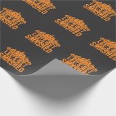 Halloween Laten we Pompoen Smashed Cadeaupapier (Hoek)