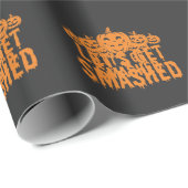 Halloween Laten we Pompoen Smashed Cadeaupapier (Rol Hoek)