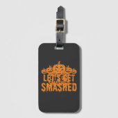 Halloween Laten we Pompoen Smashen Bagagelabel (Voorkant (verticaal))