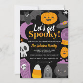 Halloween Laten we Spooky Party krijgen Kaart (Voorkant)