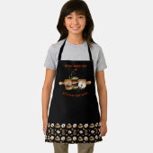 Halloween Laten we wat magische grappige Kinderen  Schort (Insitu)