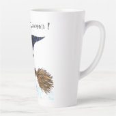 Halloween Latte Mok Witch Pumpkin-vliegkamer (Rechts)