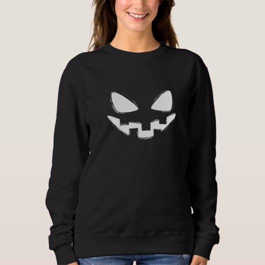 Halloween Lazy Costume Jack O Lantern Trui (Voorkant)