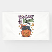 Halloween Lazy Ghost Spandoek (Horizontaal)