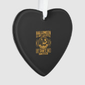 Halloween Leefstijl Vleermuis Spinneweb Ontwerp_1 Ornament (voorkant)