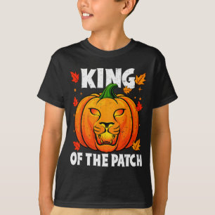 Halloween Leeuw Pumpkin King Of The Patch Kostuum T-shirt
