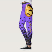 Halloween Leggings aanpassen vleermuizen volle maa (Links)