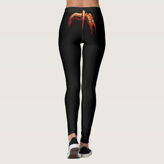 Halloween Leggings Creepy Zombie Leggings (Achterkant)