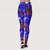 Halloween Leggings door dalDesignNZ (Achterkant)