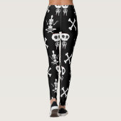 Halloween Leggings, Fun Halloween Leggings voor Wo (Achterkant)