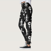 Halloween Leggings, Fun Halloween Leggings voor Wo (Links)