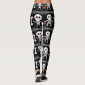 Halloween Leggings, Fun Halloween Leggings voor Wo (Achterkant)