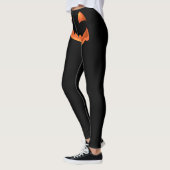 Halloween leggings Funny pompoen stretchbroek (Links)