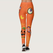 Halloween Leggings. Halloween Pants. Unisex Leggin Leggings (Achterkant)