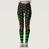 Halloween Leggings Kleine Monsters Teacher's Pants (Voorkant)