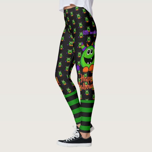 Halloween Leggings Kleine Monsters Teacher's Pants (Links)