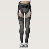 Halloween Leggings Vampire Costume Stretchy Pants (Voorkant)