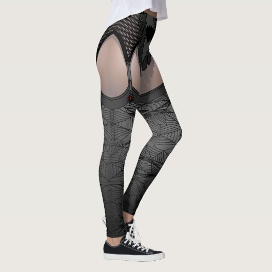 Halloween Leggings Vampire Costume Stretchy Pants (Rechts)